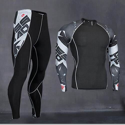 Leisure and mialst prted slim fittng set休闲简约印花修身套装