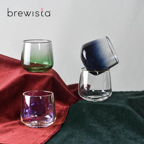 Brewista玻璃手冲咖啡单品杯ins风感官闻香品鉴杯手冲咖啡出品杯