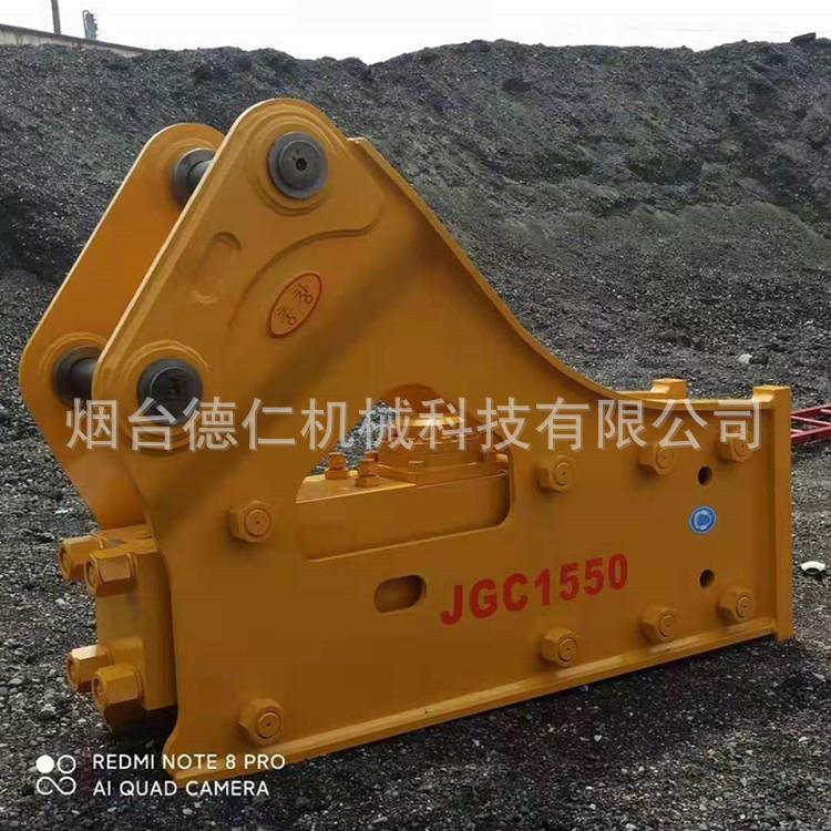 00挖机破碎锤烟台德仁155炮锤带钎杆氮气瓶压力表工具箱