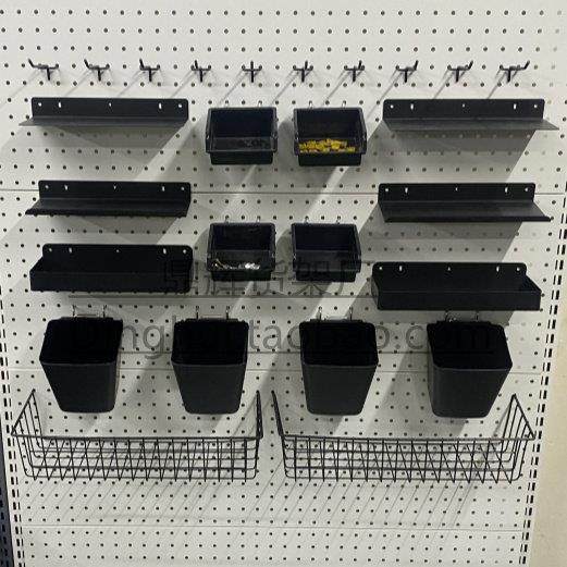 圆孔洞洞板配件2.5孔距配件大全桌面背景墙面置物板挂篮零件盒子,商业/办公家具,货架附件/货架配件/洞洞板配件,淘宝优惠券,粉丝福利购,淘宝优惠卷