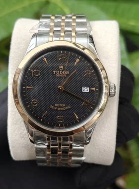 全套盒证9.8新帝舵1926系列精钢18K金自动机械41MM男表91651-0003