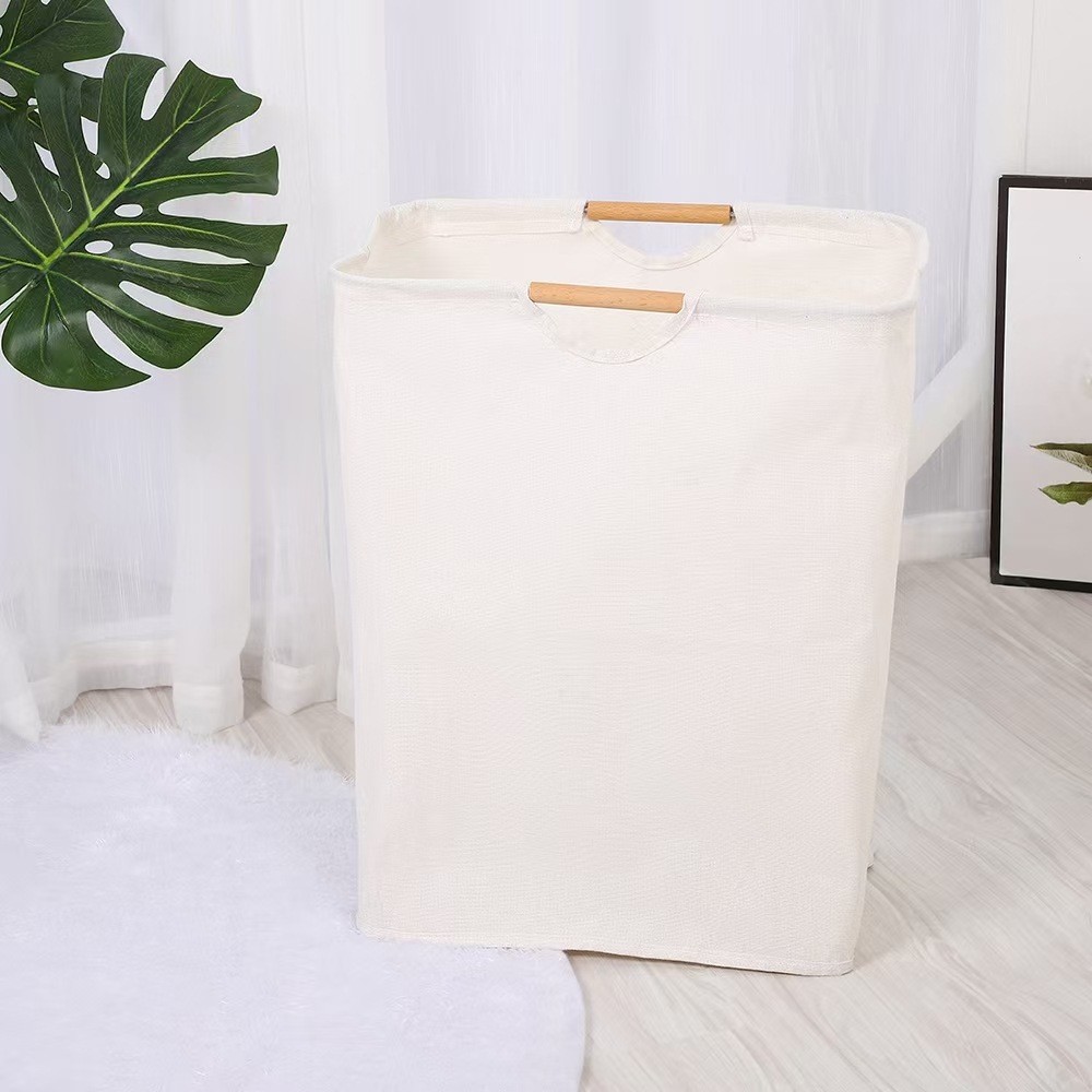 s简约脏衣服收纳筐脏衣篮日式脏衣篓可折叠家用防水放衣物篮子