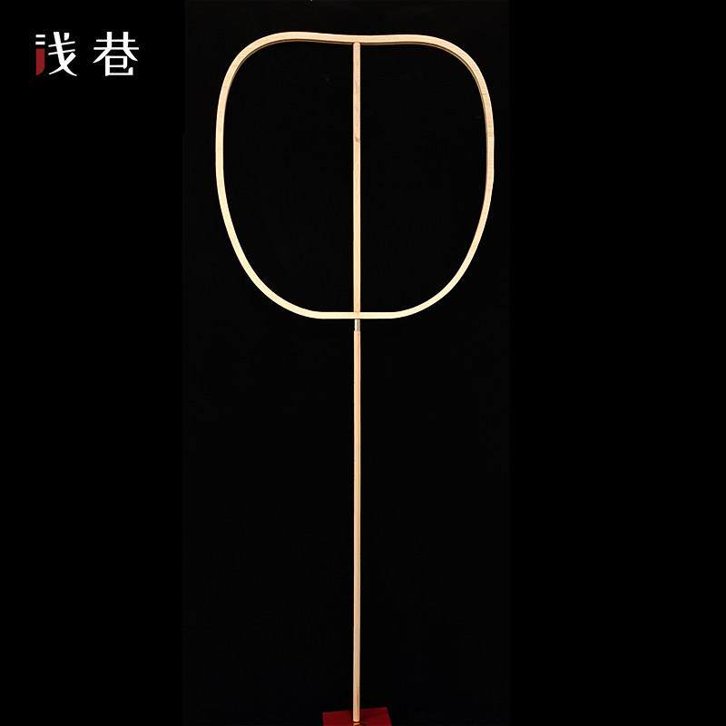 结婚大仪仗扇簪花仕女图复原款团扇敦煌唐风宫扇长柄汉服舞蹈扇子