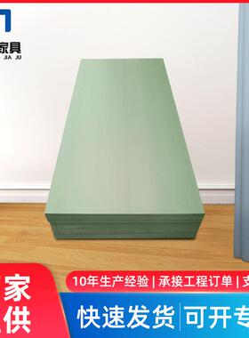 军绿色pvc床板15mm加厚防臭虫防水阻燃塑料床板高密度PVC床板实心