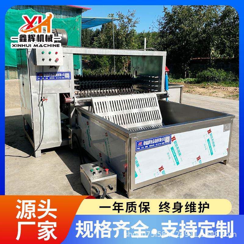 全自动整羊打毛机四辊羊褪毛机配烫池电加热烫羊池大型羊脱毛