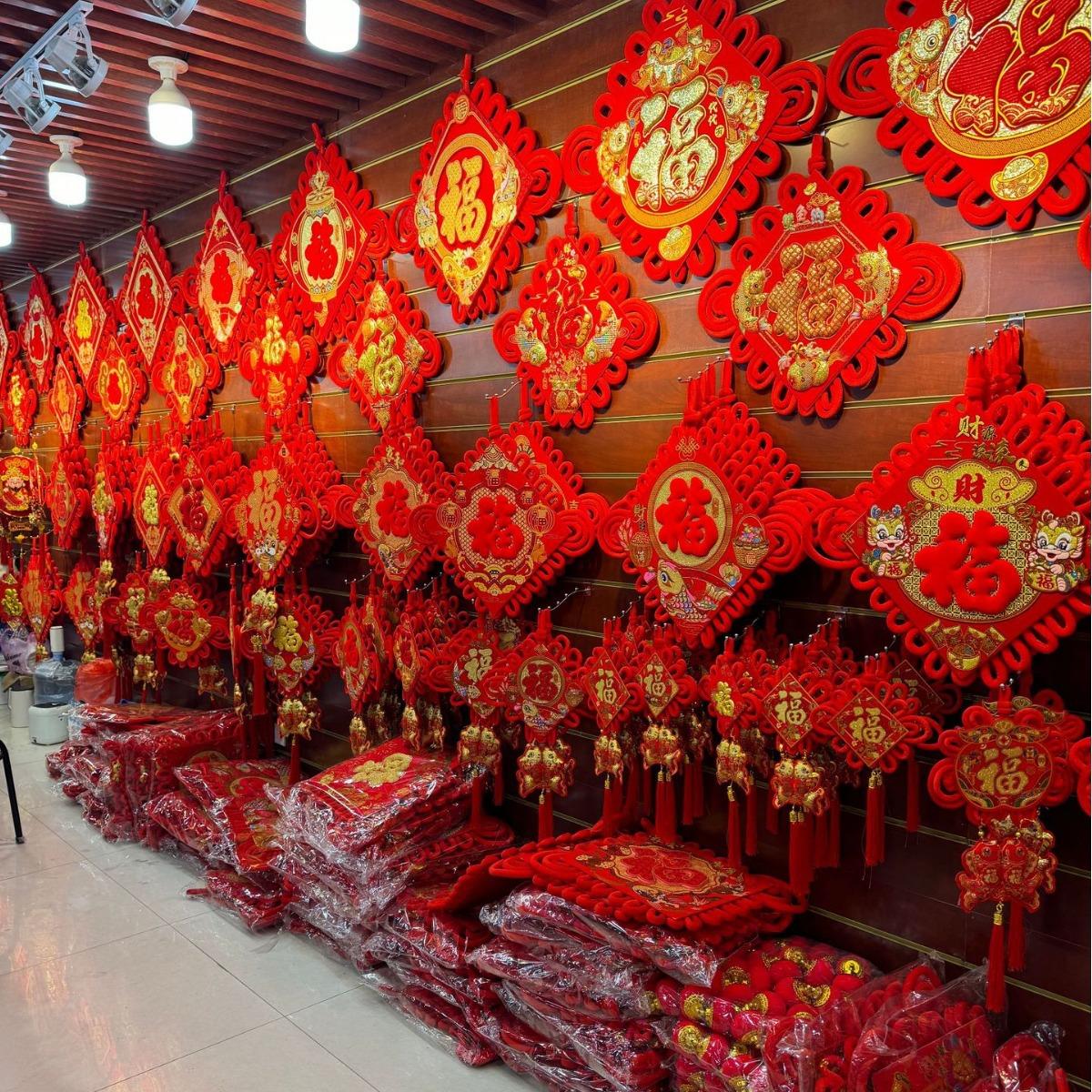 2026马年春节中国结挂件 辣椒串鱼串挂件 新年装饰中国结厂家