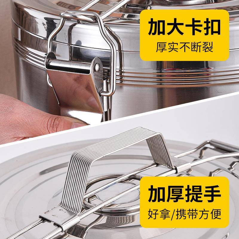 厂家饭盒分格不串味保温饭盒送饭保温饭盒一件起批不锈钢盒子