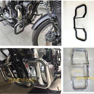 适用川崎W400保险杆W650 保险杆护杠防摔杠加厚 W800改装