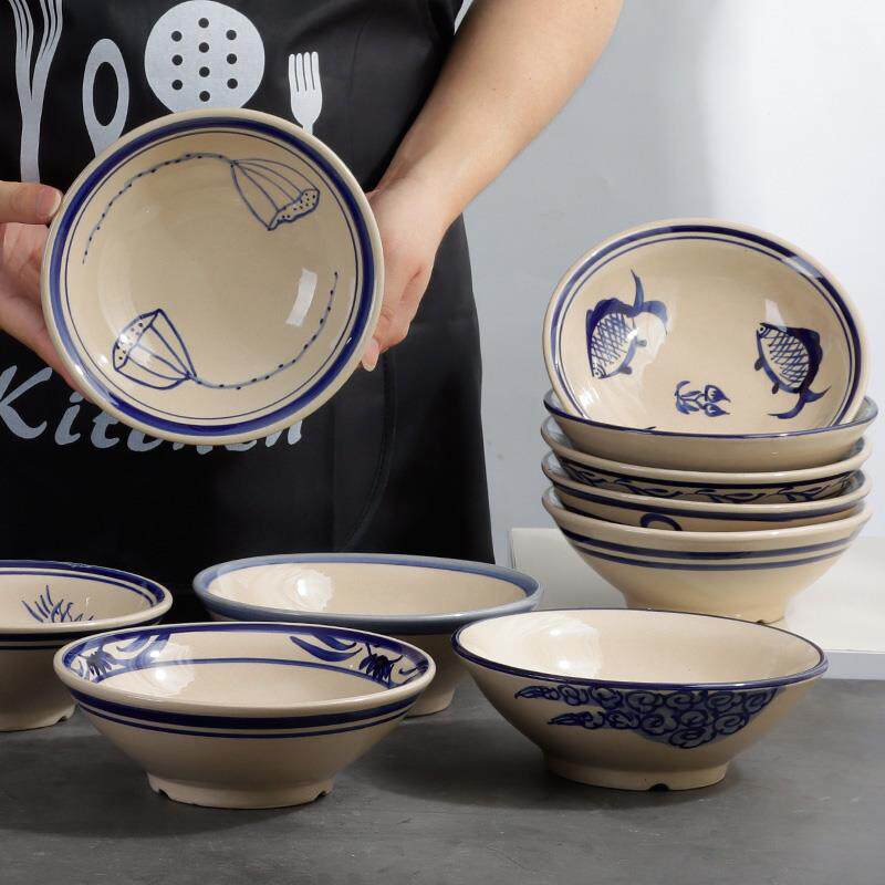 老式粗餐厅复古老式土碗土陶蒸烧白扣肉蒸碗怀旧餐具家用商用用的