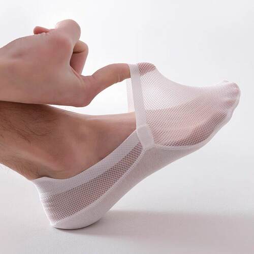 Womens Casual Silk Summer Daily Boat Socks Thin Lightweight