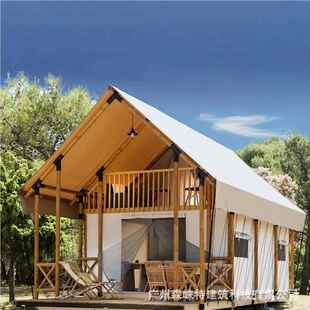 野店外露营双层酒帐篷景营地BUU帐篷户区外野游牧奢帐篷