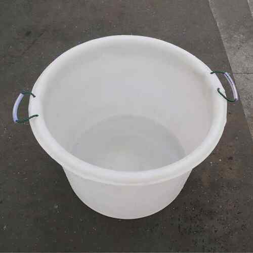 100升矮款加厚塑料圆桶100L家用鱼桶虾养殖桶耐酸碱牛筋大口水桶