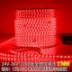 led红光灯带24V36V户外防水220V工程绿光塔吊隧道警示照明地下室