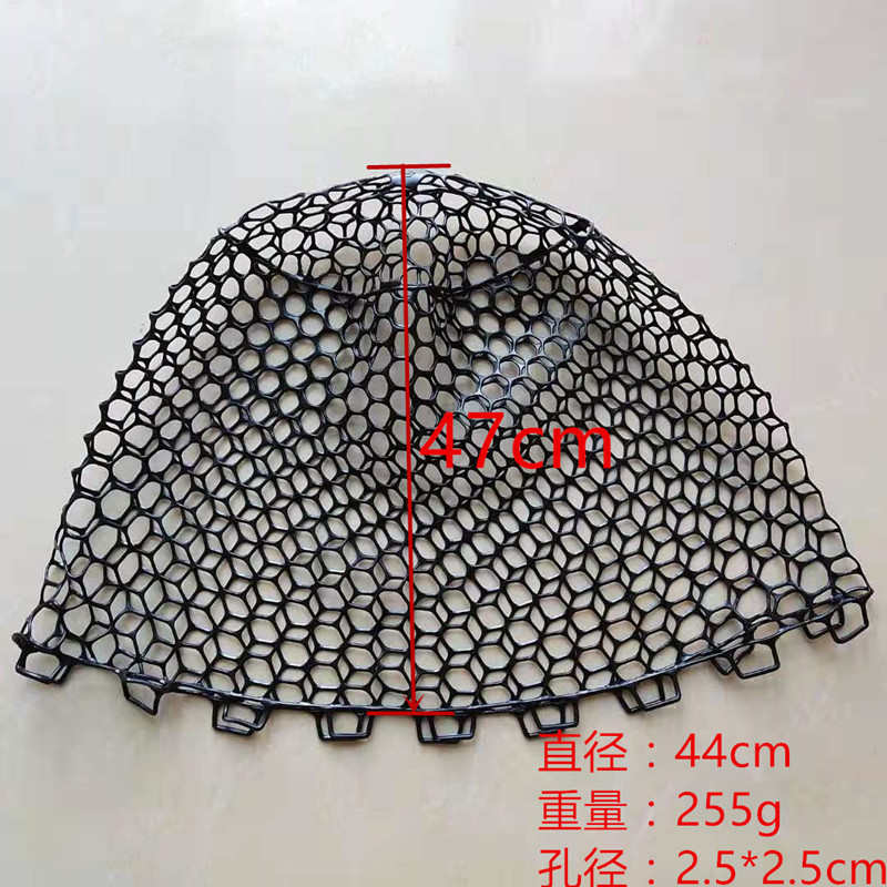 Rubber Dip Net Head Depth：32/40/47/55cm Hand Net Replacemen