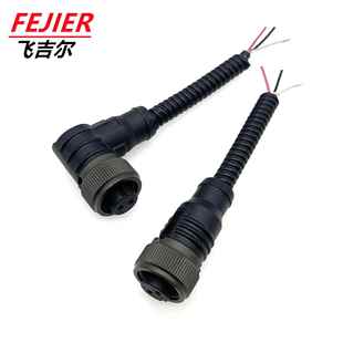 mil 4S2 5015连接器10SL 4芯304波纹管C5015系列圆形航空头