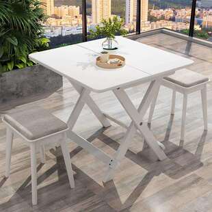 实木折叠桌子XR 户型餐家用阳小台现代济型出租 D626简易便携经式