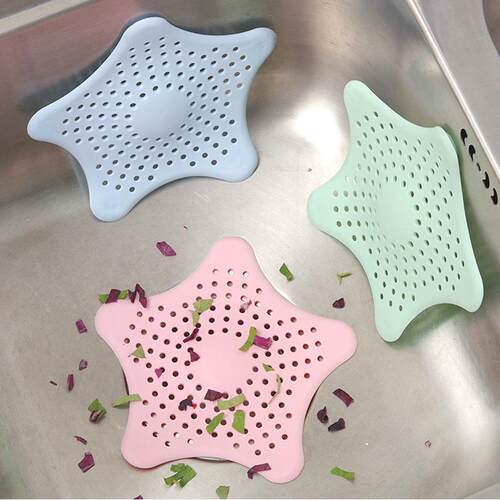 Creative Five-Pointed Star Kitchen Sink Anti-Clogging Drain