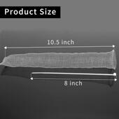 不锈钢过滤网洗衣机排水口净化水质 附赠扎带 下水道滤网净化