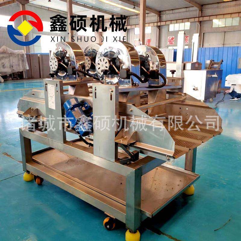 全自动震动沥水机包装袋除水震动筛不锈钢沙石去水去油震动筛选机