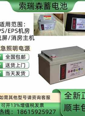 SORUISEN索瑞森蓄电池SAL/12V7AH17AH24AH38AH65AH100AH120AH UPS