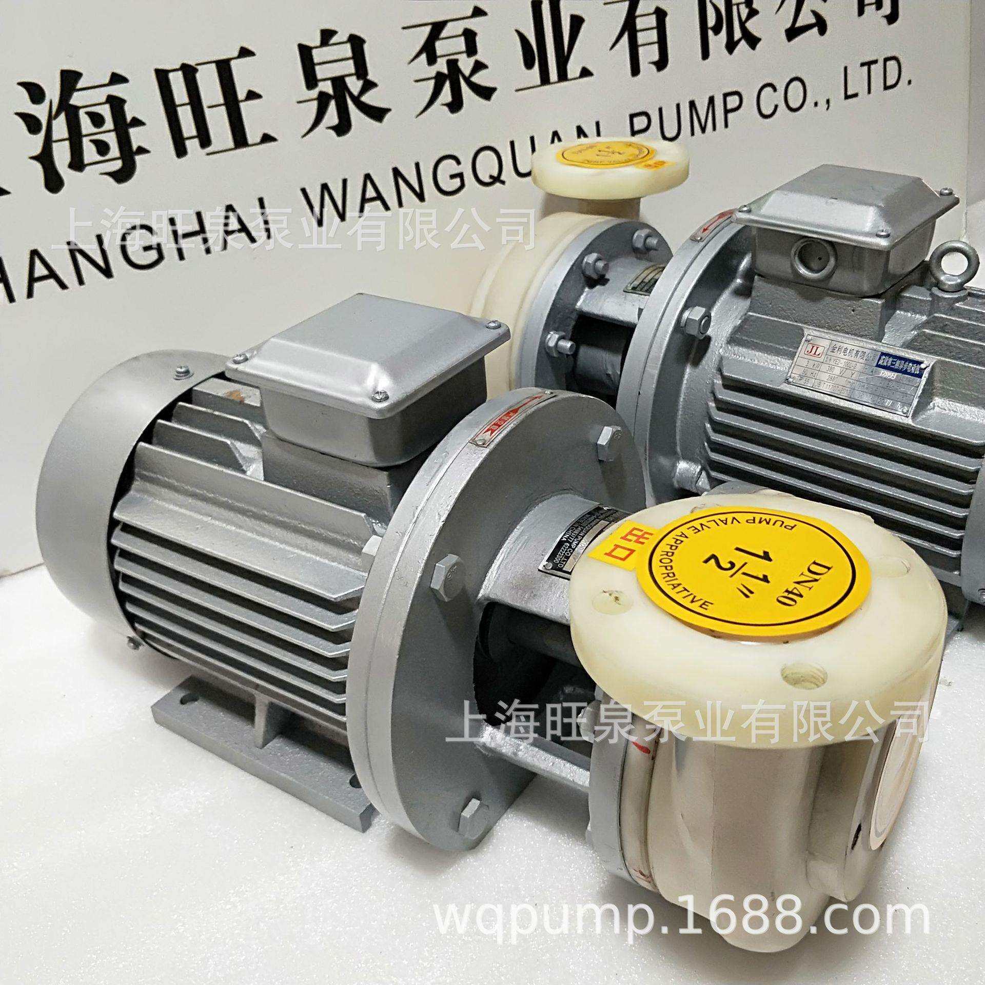 旺泉PF50-40-145强耐腐蚀离心泵