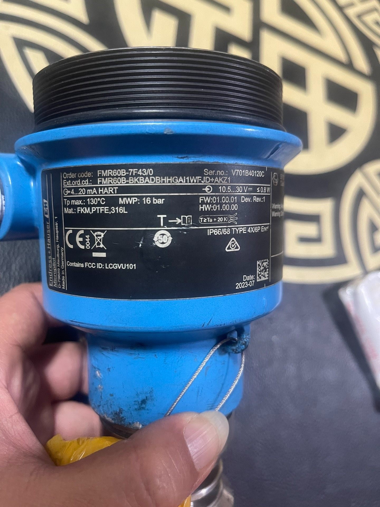 雷达液位计E+H，FMR60B-BKBADBHHGA，功能完