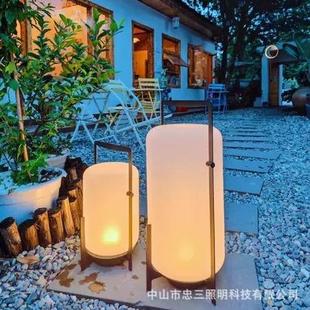 户外太阳能防水庭院灯草坪灯花园别墅露台灯室外草地灯手提氛围灯