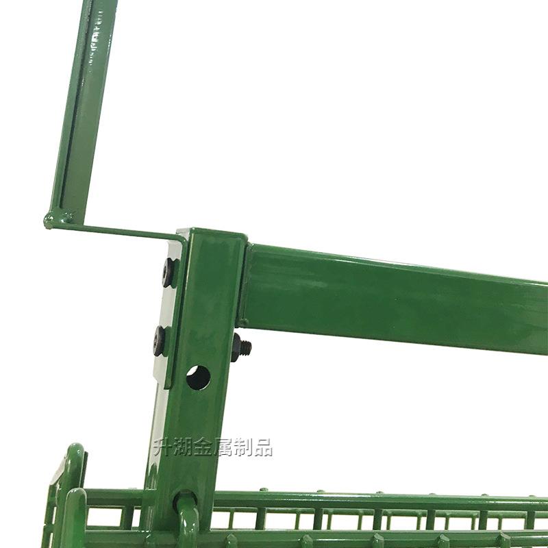 厂家绿面挂篮雨伞展示家架商用用雨具双陈列架双面挂篮色铁艺雨伞
