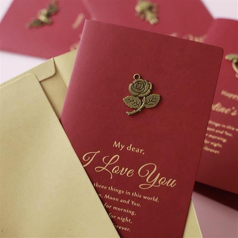 结婚新婚贺卡征婚人致辞本父母致此卡誓言卡高级简约婚礼誓辞手卡