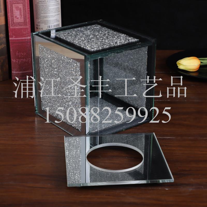时尚创意水晶纸巾盒 欧式卫生间纸巾盒抽纸盒 家用收纳盒餐巾纸盒