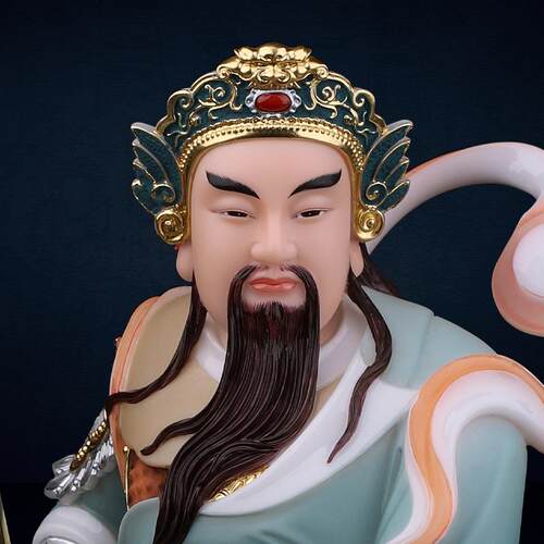 福盛东真武大帝像仿汉白玉供奉家用玄天上帝神像玄武大帝荡魔天尊