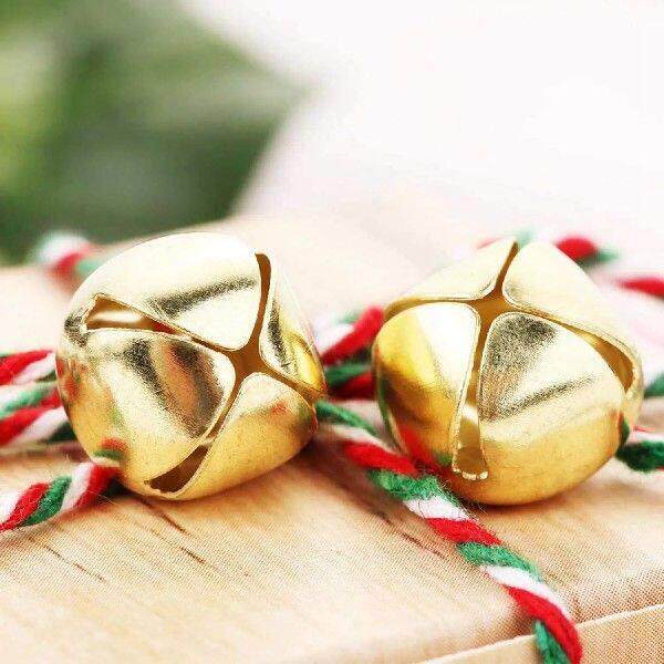 100 Pieces Jingle Bells 15mm Metal Jingle Bells Mini Craft