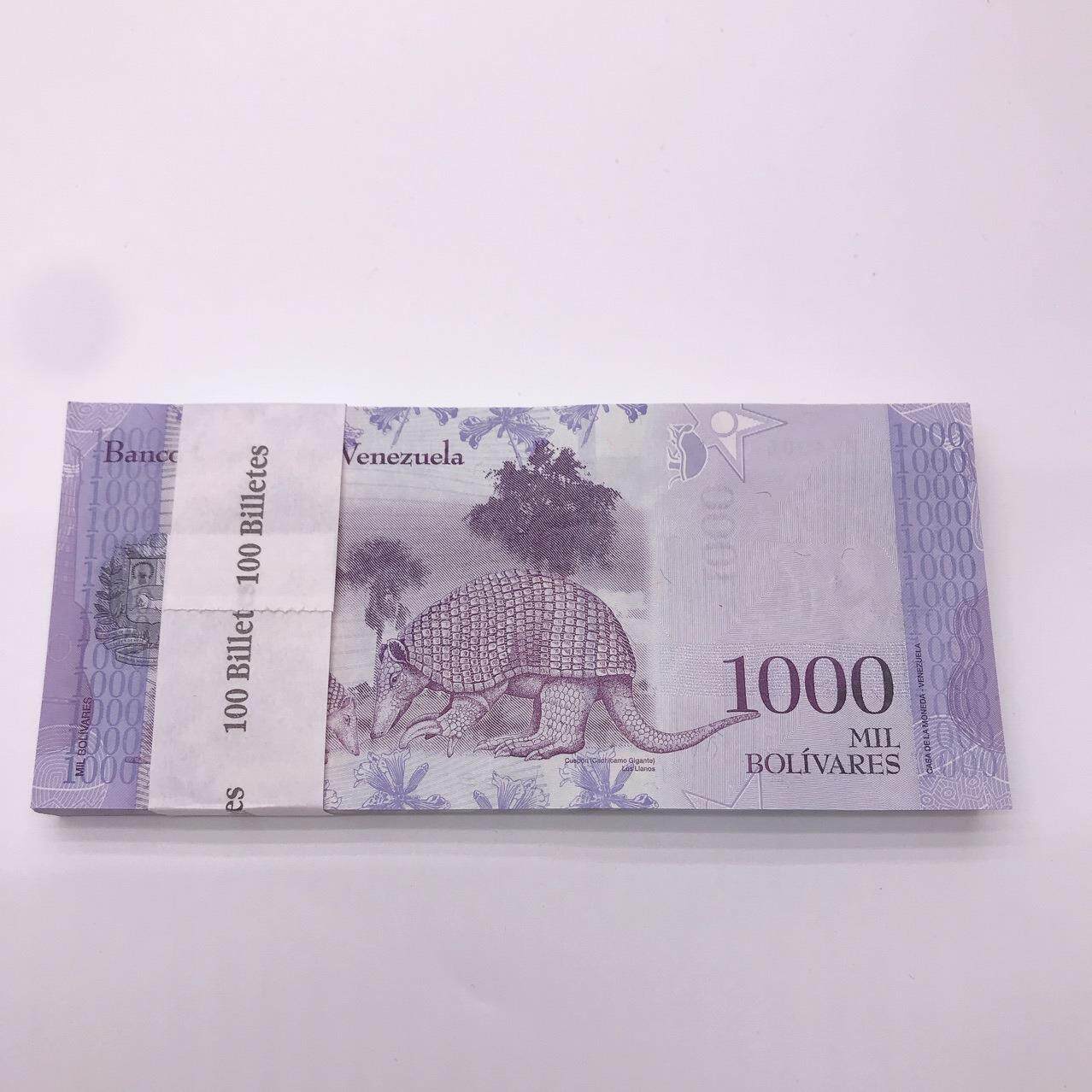 美洲纸钞1000波利维尔穿山