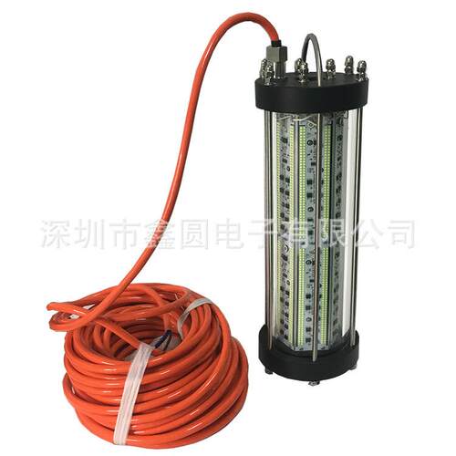 现货供应大功率LED捕鱼灯1500W水下集鱼灯诱鱼渔船捕涝灯绿光蓝光