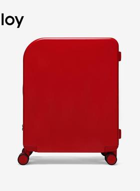 正品alloy时乐乙红色p行李箱尚潮流阿结婚出嫁旅行箱c拉杆箱登机