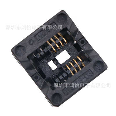 进口Enplas测试座SOP8/OTS-8(16)-1.27-03老化编程座烧录座转接器