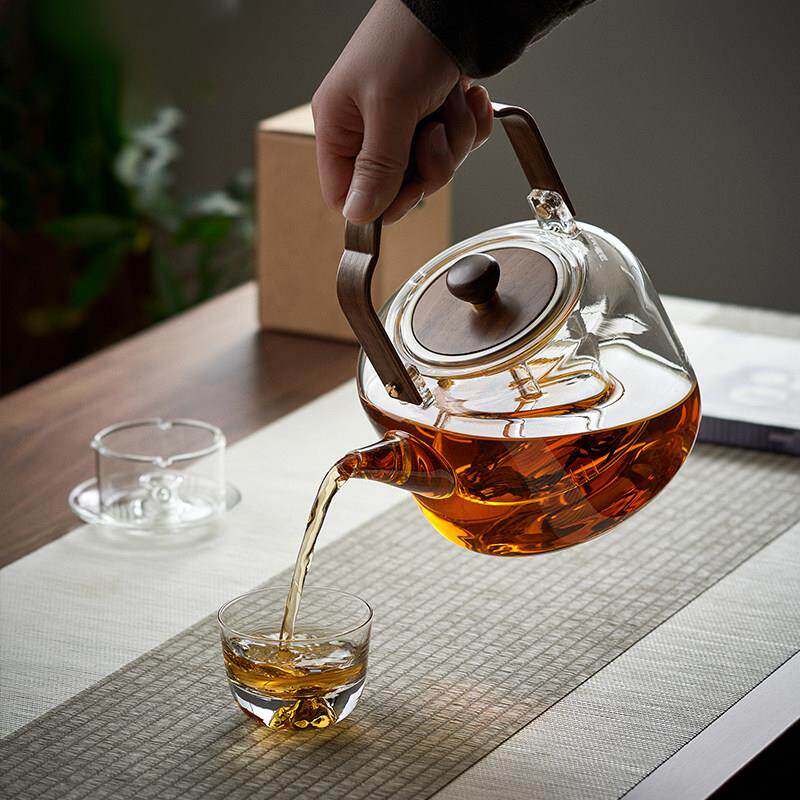 德茗陶堂电炉专用煮茶耐温玻璃壶高烧水加壶厚茶具养生星空提CL-S