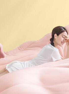 悦之家四季被芯冬秋冬生加绒加厚保暖吸JJF湿发热被学愉单双人被