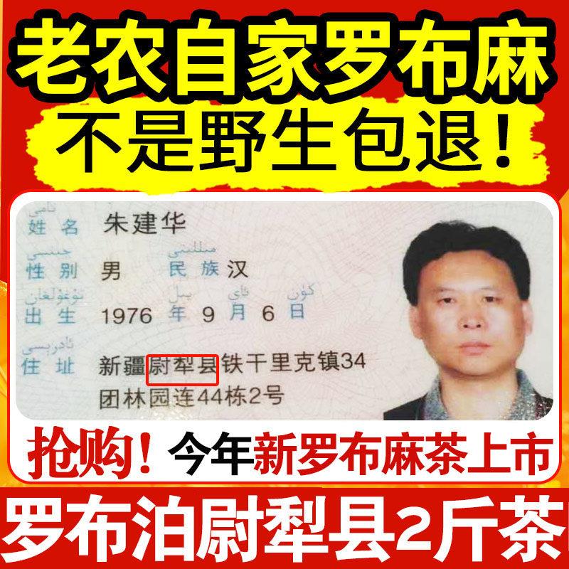 新疆野生头茬罗布麻茶叶特产级正品新芽 非萝卜麻养生茶叶