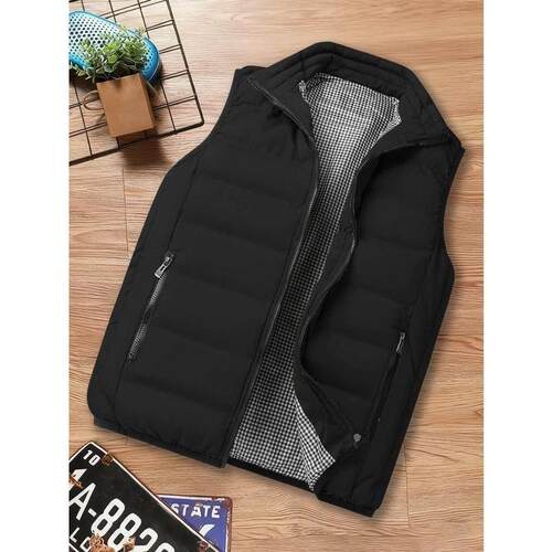 W 79120 Thickened Down Jacket Vest 加厚羽绒棉马甲