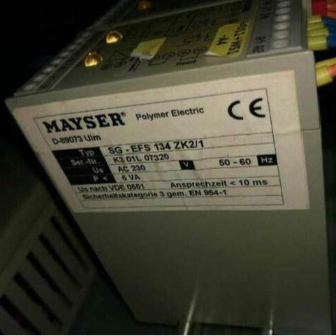货源德国 MAYSER 继电器SG-EFS104ZK2/1