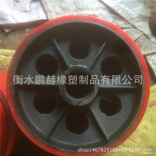 生产6寸-16寸重型脚轮聚氨酯PU单轮.可来图来样制作