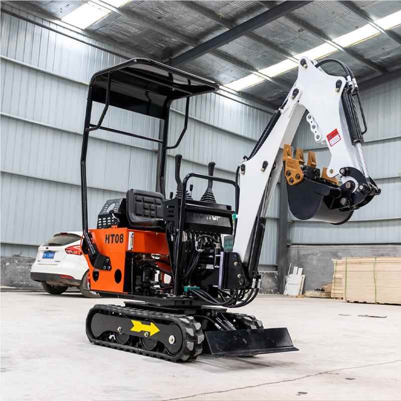 海拓制造HT08你HT08挖掘机 80KG小机型履带挖0掘果园种植挖坑挖沟
