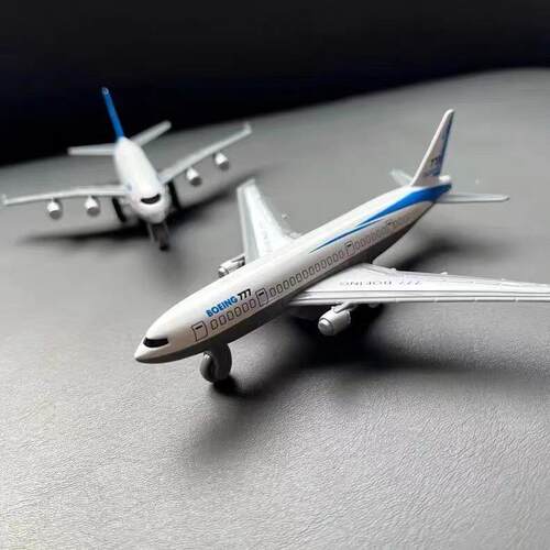 捡漏原装出口！两只模型合金飞机！a380波音777客机航模飞机!送礼