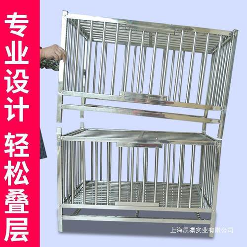 多层不锈钢鸡笼双层家用大号特大三层养鸡场鸡舍养殖场家禽养厂家
