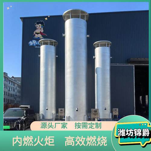 沼气内燃火炬300方污水处理厂沼气火炬污水厂沼气废气燃烧设备