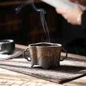 香炉家用复古沉香熏香室内陶瓷焚香盒檀香蚊香供奉香薰盘托座香插