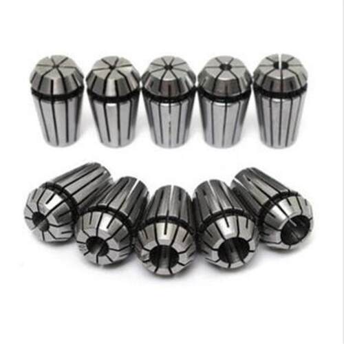 公制+英制套装筒夹ER20-10PCS弹簧夹头3mm到12mm1/8英制到1/2英制