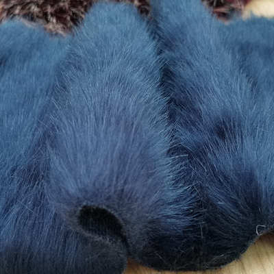 长超柔草兔毛  染尖兔毛人造毛皮绒布时尚面料 面料