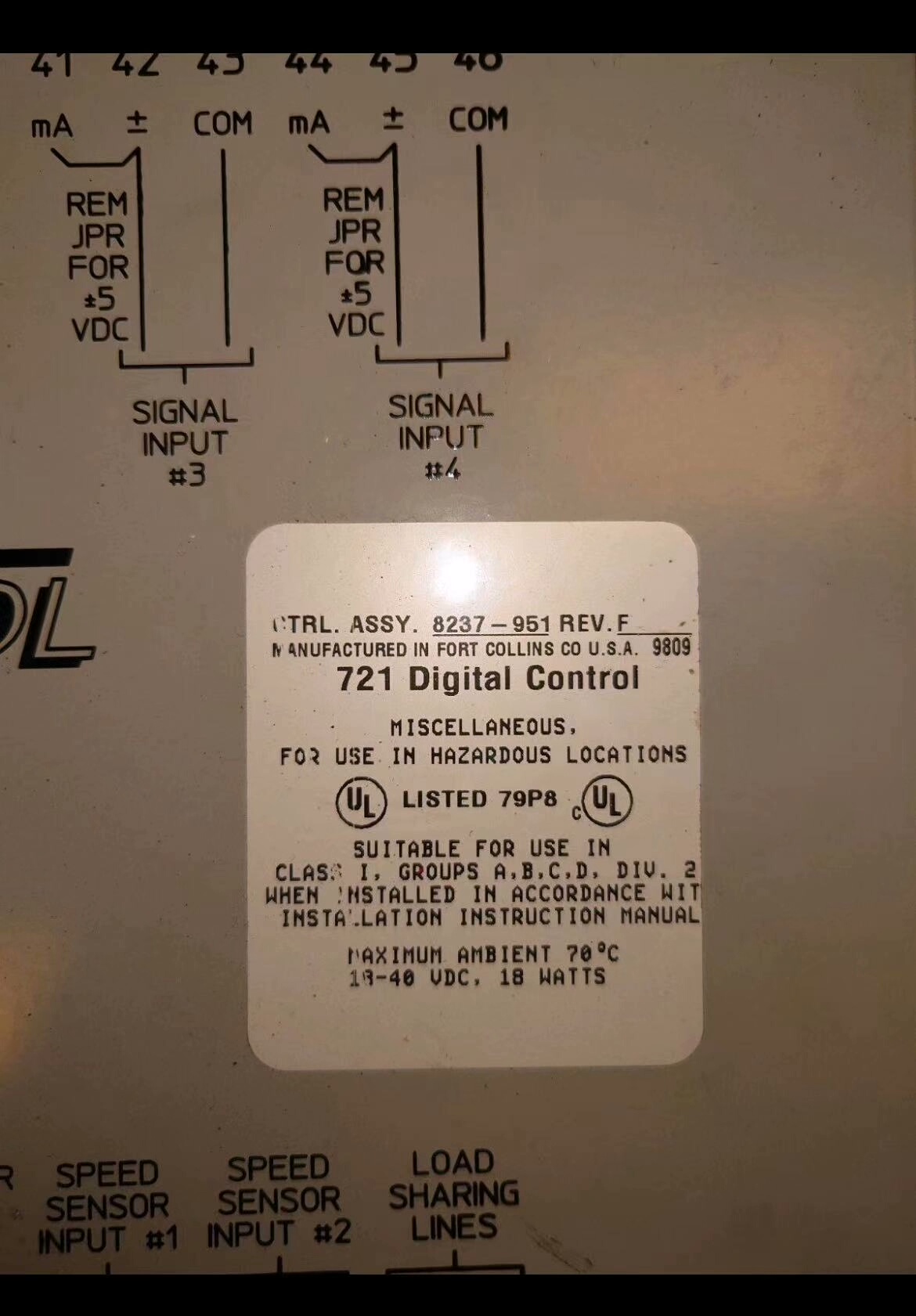 Woodward  8237-951  工程余货 原装 成色
